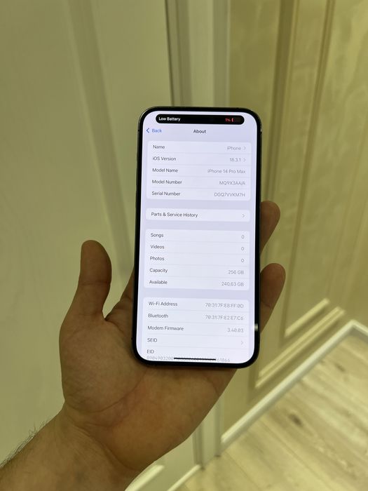 Iphone 14 pro max 256gb