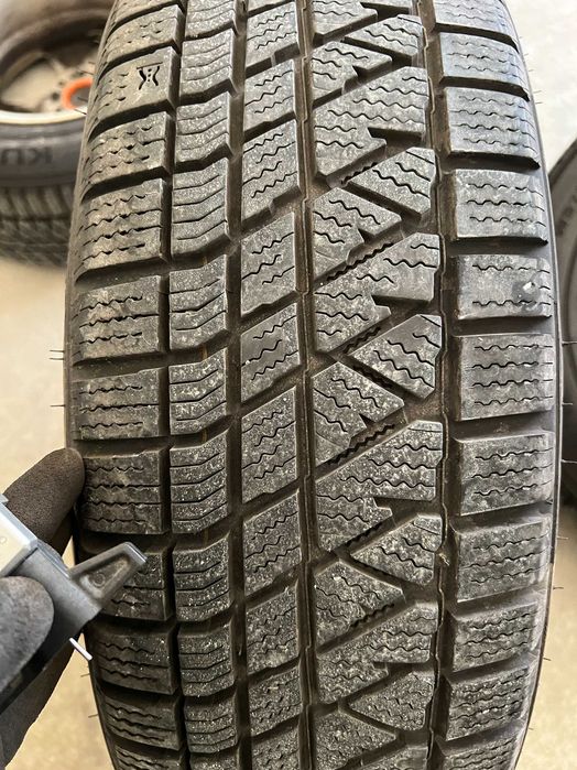 Джанти със зимни гуми KUMHO 215/70/16 с грайфер 7.39мм. за Хюндай/Киа!