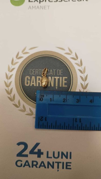 (Ag24 Harlau B.44858.1) Pandantiv aur 18K 0.70gr - Garantie 2 ani!