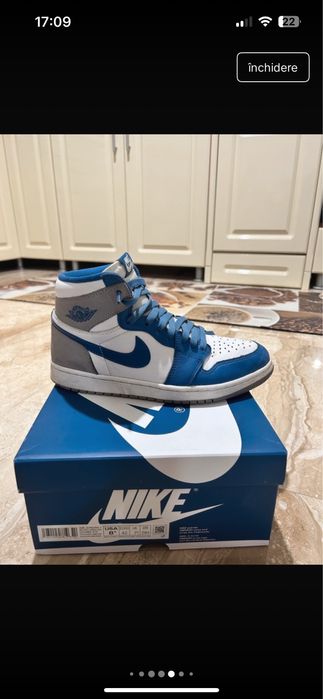 Jordan 1 high TrueBlue 42