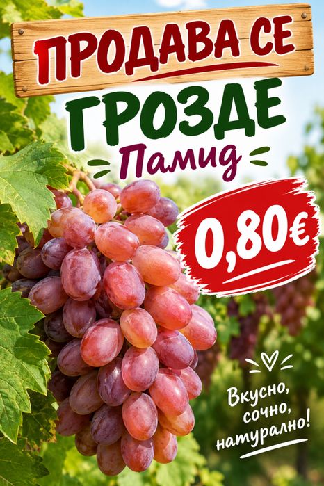 Грозде за вино и ракия