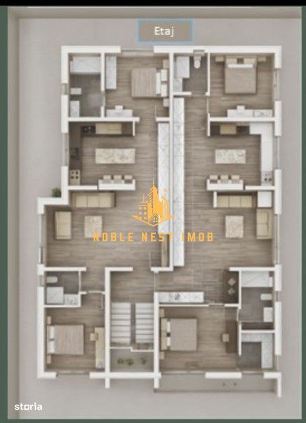 Apartament premium, 3 camere, 83mp - NEGRU VODA, COMISION 0%