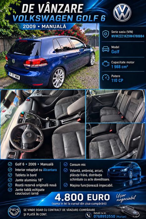 Golf 6 decembrie 2009