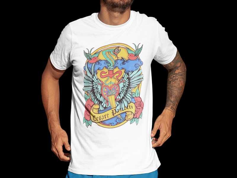 Тениски Cesare Paciotti Чезаре Пачоти Принт 9 модела