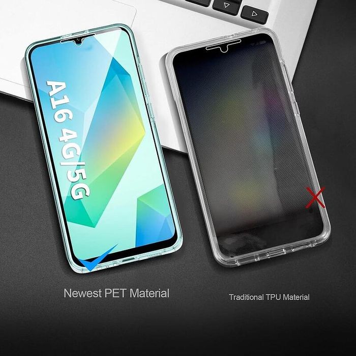 Прозрачен 360° Градуса Кейс за Samsung Galaxy A17 A16 A05s A15 A24 A2