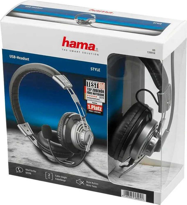 Слушалки HAMA микрофон