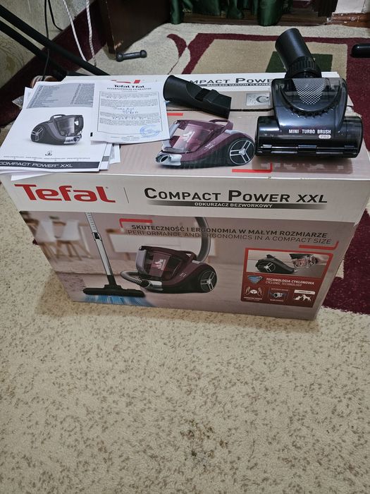 Пылесос Tefal XXL.  В отличном состоянии