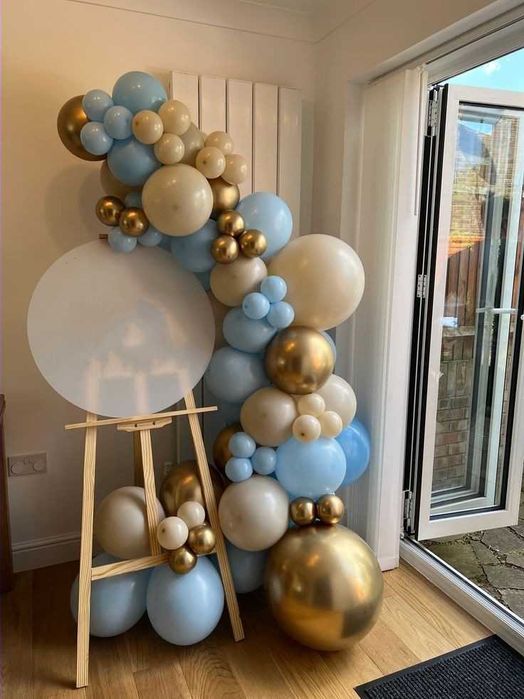 Украса за кръщене, погача, рожден ден, бал, юилей, арка от балони