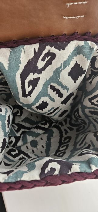 вязаная сумка рюкзак