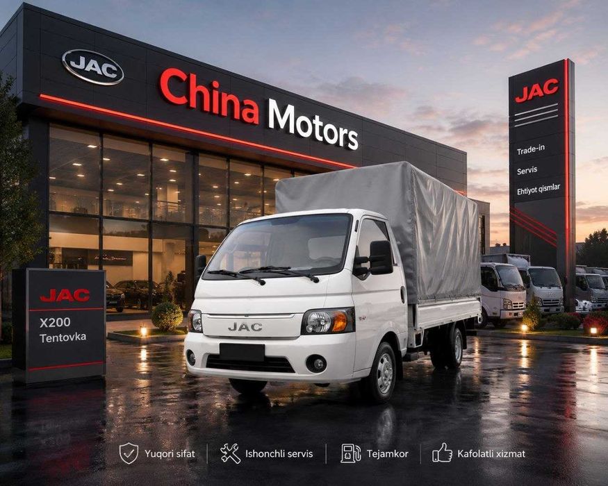 JAC X200 — Katta Hajmdagi Yuklar Uchun