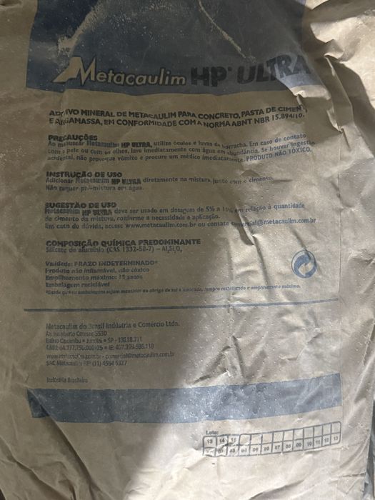 Metakaolin Метакаолин