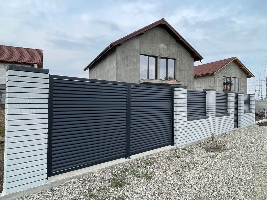 Porti garduri balustrade din aluminiu