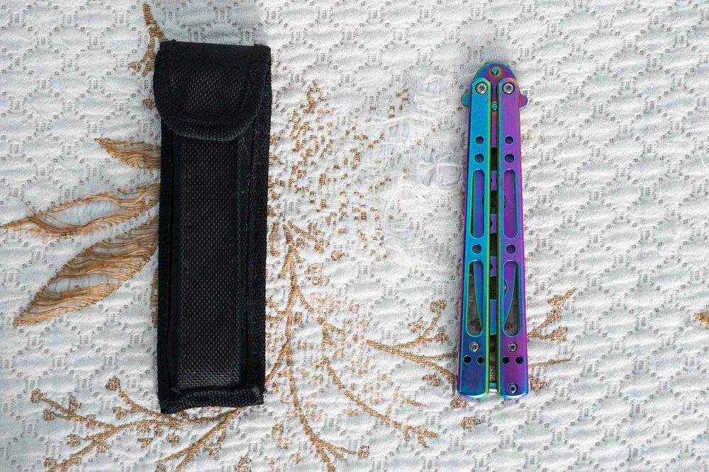 Тренировъчен нож пеперуда (Fade)