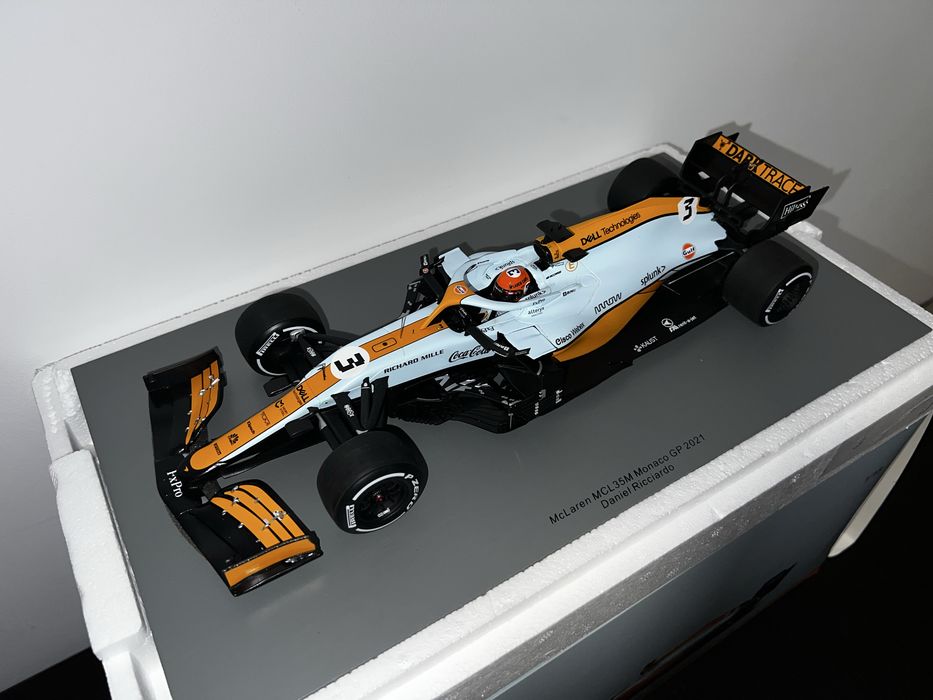 Macheta F1 Spark McLaren MCL35M Monaco GP 2021 Daniel Ricciardo