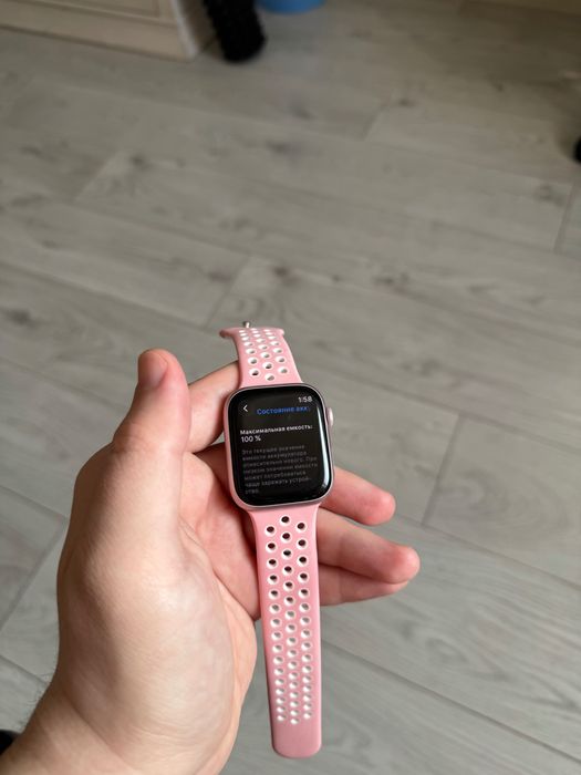 apple watch series 9 45mm розовый