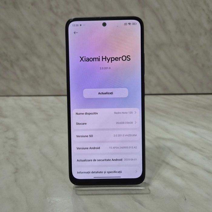 Telefon Xiaomi Redmi 12s Negru 256GB cu 8gb Zeus Amanet Rahova 34013