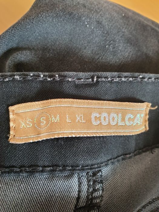 Blugi Jeans skinny, cu fermoare la genunchi