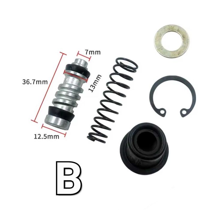 Kit Reparație Maneta/Pompa Frână–Atv–Motocicleta–Piston+Garnituri+Arc+