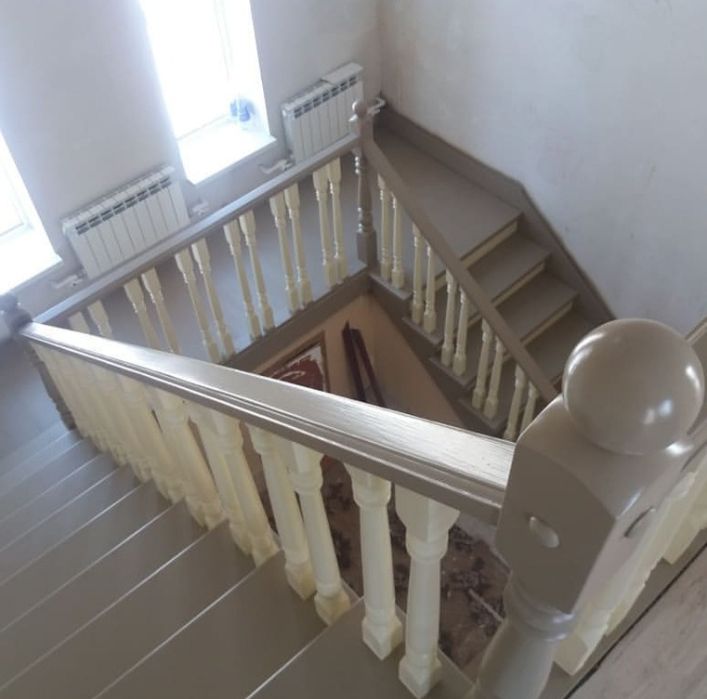 Реставрация лестниц, обшивка металлокаркаса.