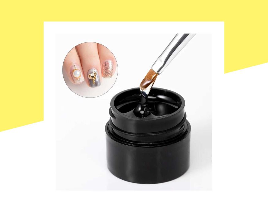 Гел лепило + топ лак за декорации ROSALIND – 5мл. ROSALIND