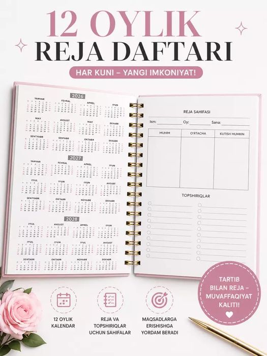 Planner, premium kundalik