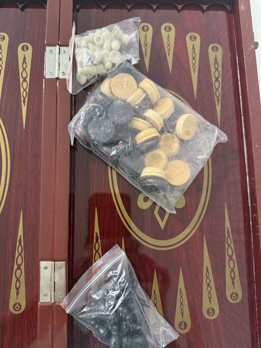 Нарды 3 в 1 отличного качества