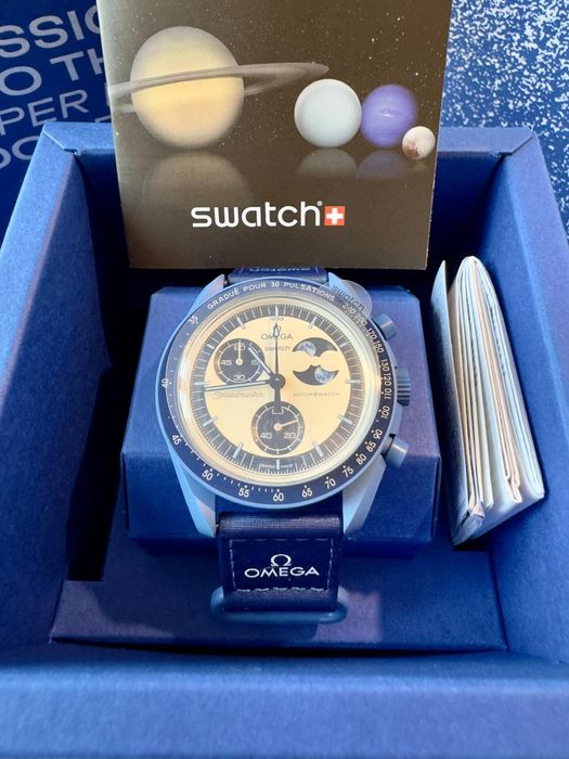 Omega & Swatch Super Blue Moon