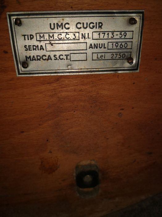 Masina de cusut Ileana - Cugir - din anul 1960