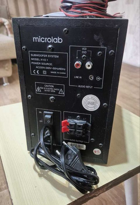 Колонки Microlab X1/2.1 для компьютера