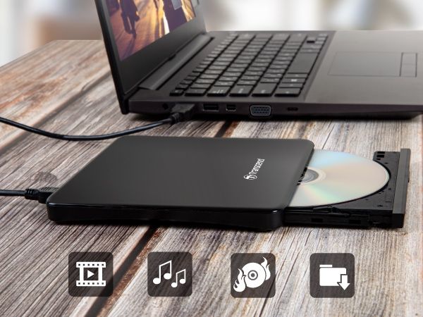 Оптический привод Transcend 8X Portable DVD (дисковод)