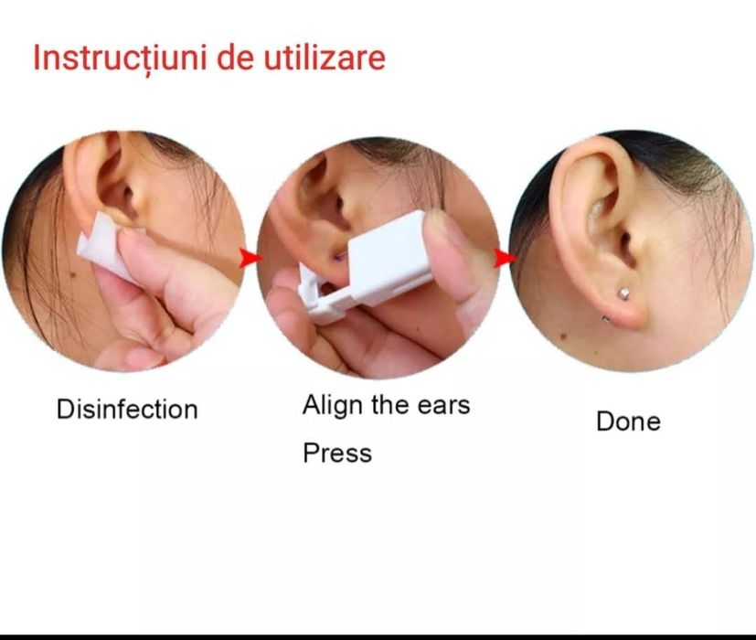 Kit piercing ureche