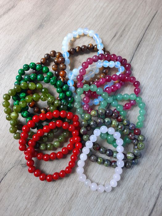 Браслет из горного хрусталя. Кулон. Изделие ручной работы