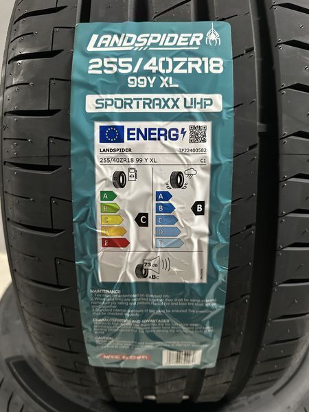 Нови летни гуми LANDSPIDER UHP 255/40R18 99Y XL БОРД 2554018