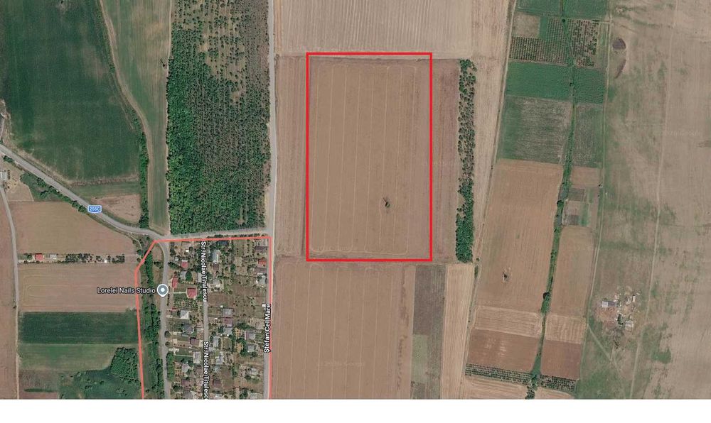 Teren extravilan de vânzare – 10 hectare – Smârdan, Galați – ieșire spre Mihail Kogălniceanu
