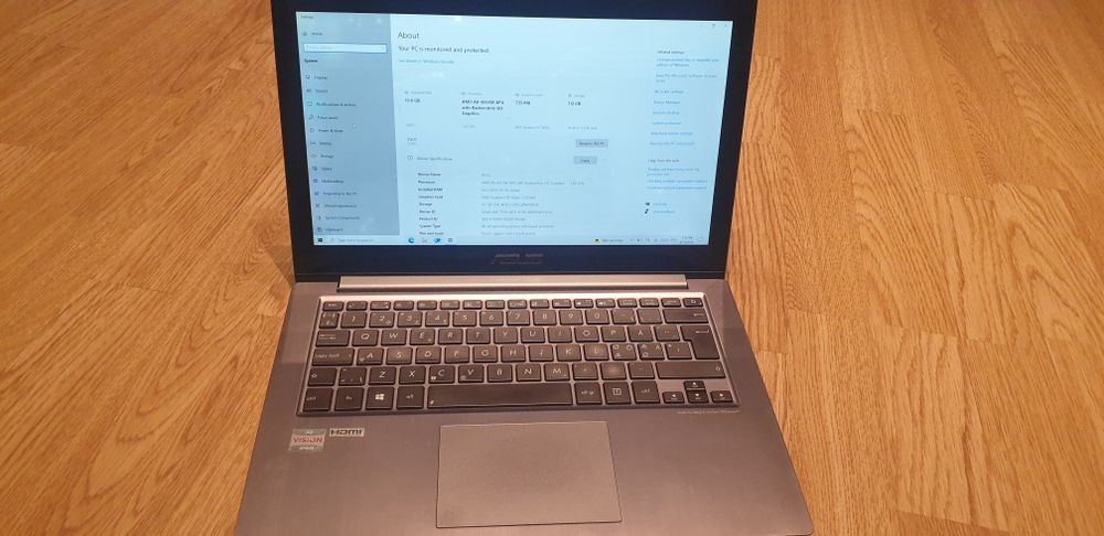 Laptop Asus u38n