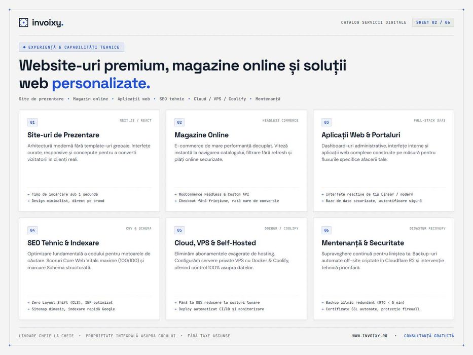 Creare Site Web | Magazin Online | Web Design | Aplicații Web | SEO