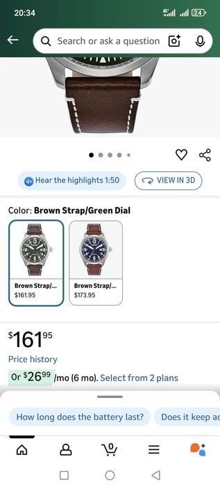 Часы citizen eco drive garrison(оригинал)