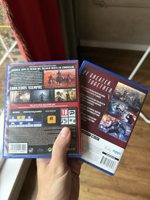 Spider man 2 PS5 и RDR 2 PS4