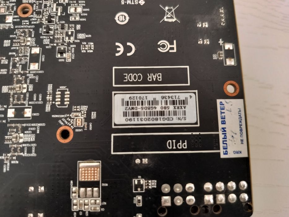 RX 580 4Gb видеокарта