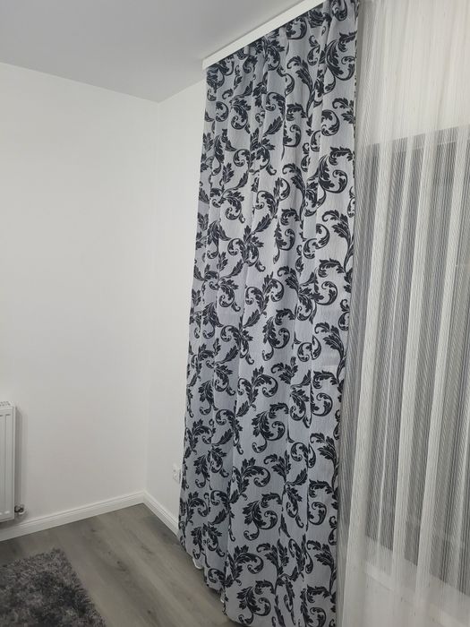 Set draperii negru cu gri