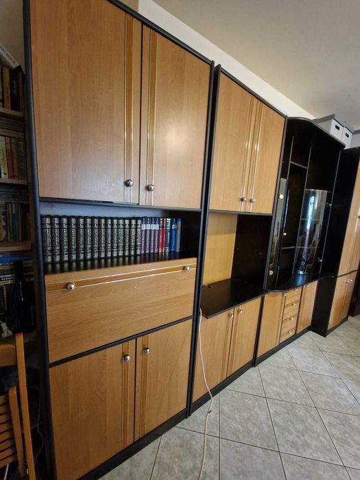 Bibliotecă - ansamblu modular de 3.30m lungime și 2.06m înălțime