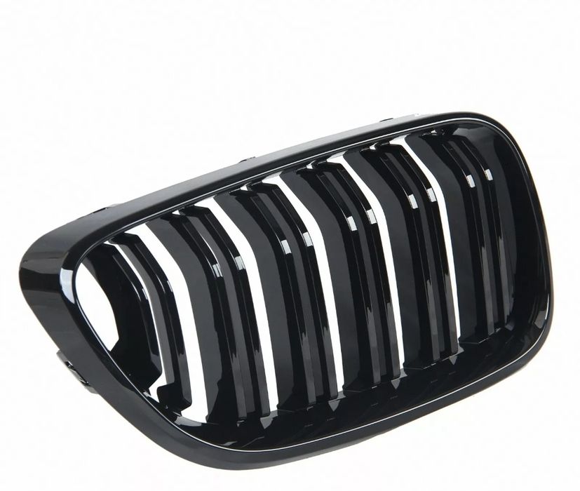 Grila dubla nari BMW Seria 2 F20 F21 F22 F23 F87 negru lucios