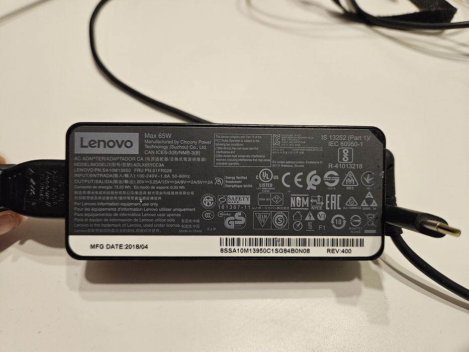 Lenovo Yoga 730-13IKB, touchscreen, perfect functional + adaptor usb c