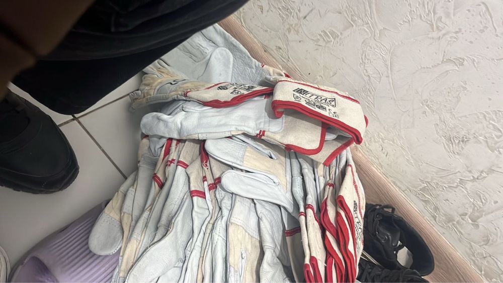 Перчатки рабочий кожа летный