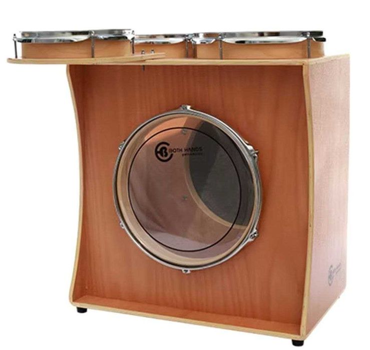 Обе руки Кахон Улица Кахони Перкуссия