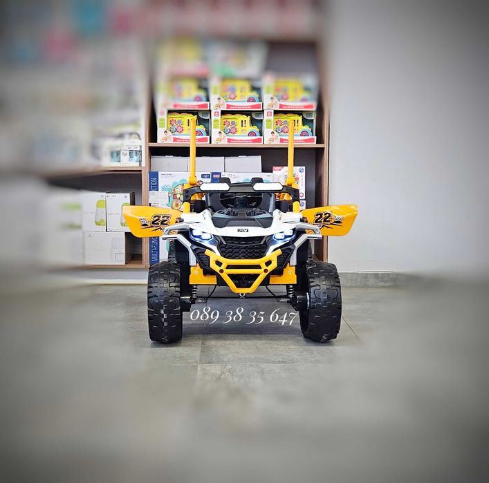 ТОП ЦЕНА!НОВО!Акумулаторен джип ARIZONA с 24V батерия,EVA гуми,4x4,USB