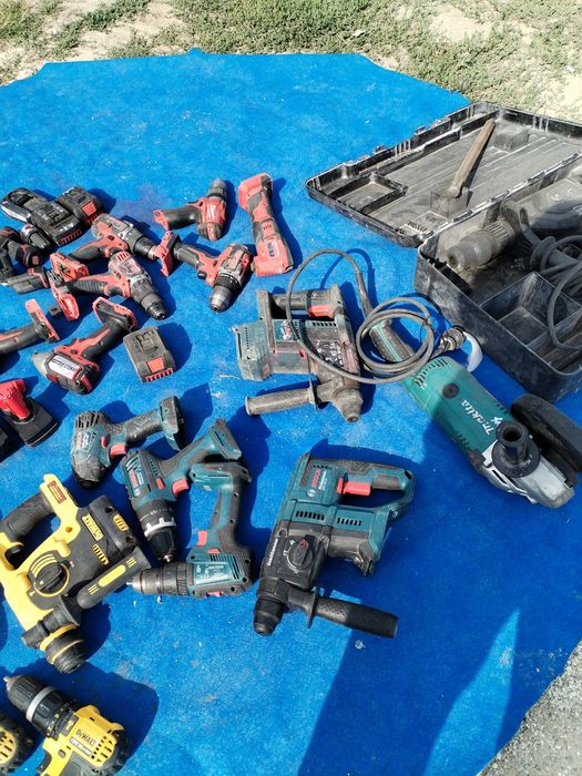 Hilti,Milwaukee ,Dewalt,Makita plus alte scule electrice