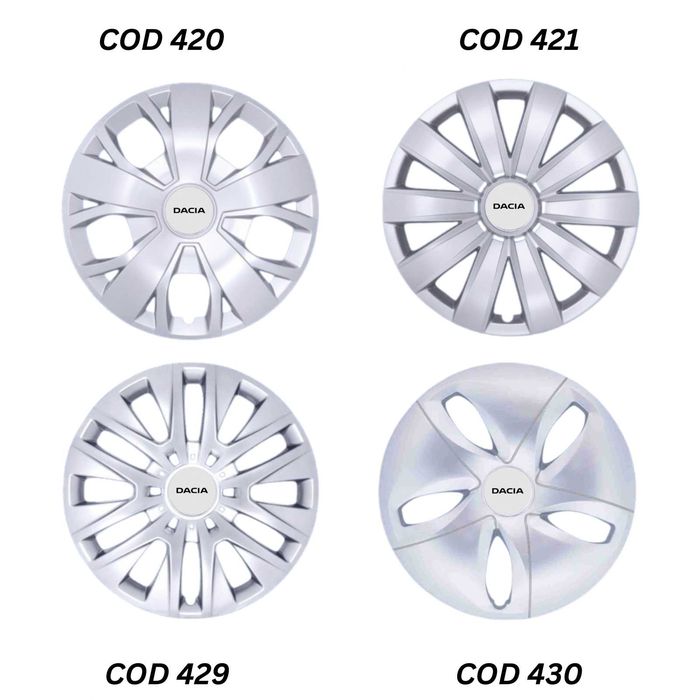 Capace roti R16 Dacia diverse modele, pentru jante de tabla
