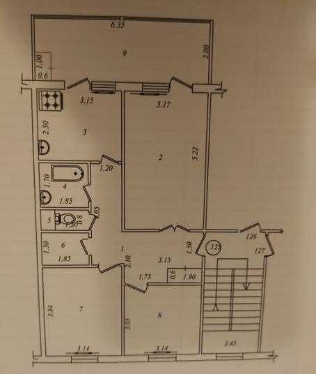 Срочная продажа! 3/5/5 ул. Саракульская. 78м2. Балкон 2/6. Косметика