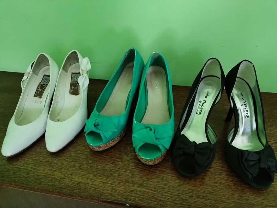 Дамски обувки на ток/платформа